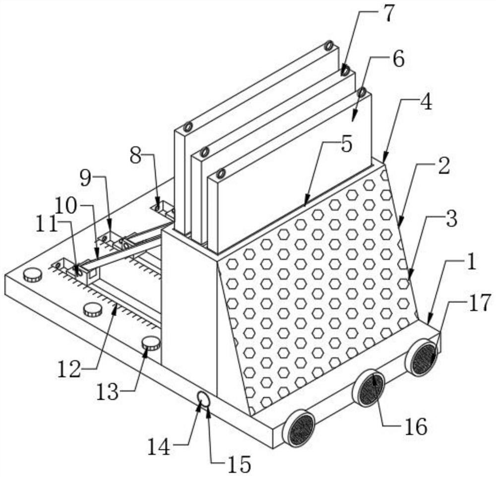 Auxiliary device for preventing deformation of adjacent building foundation of urban railway