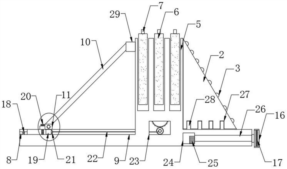 Auxiliary device for preventing deformation of adjacent building foundation of urban railway