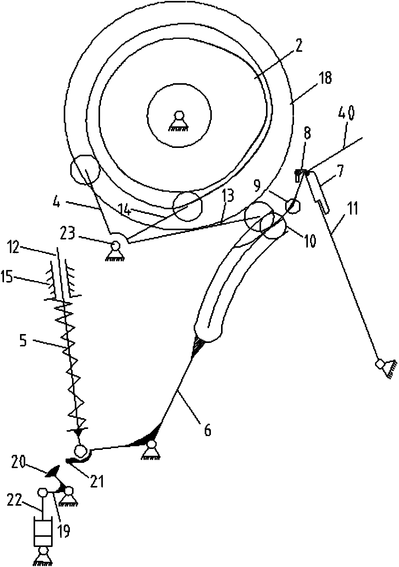 Stop mechanism for transfer gripper in offset press