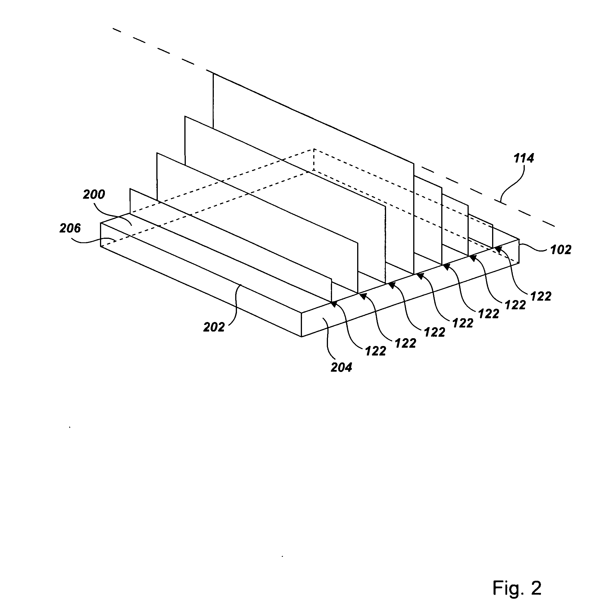 Heat sink for distributing a thermal load