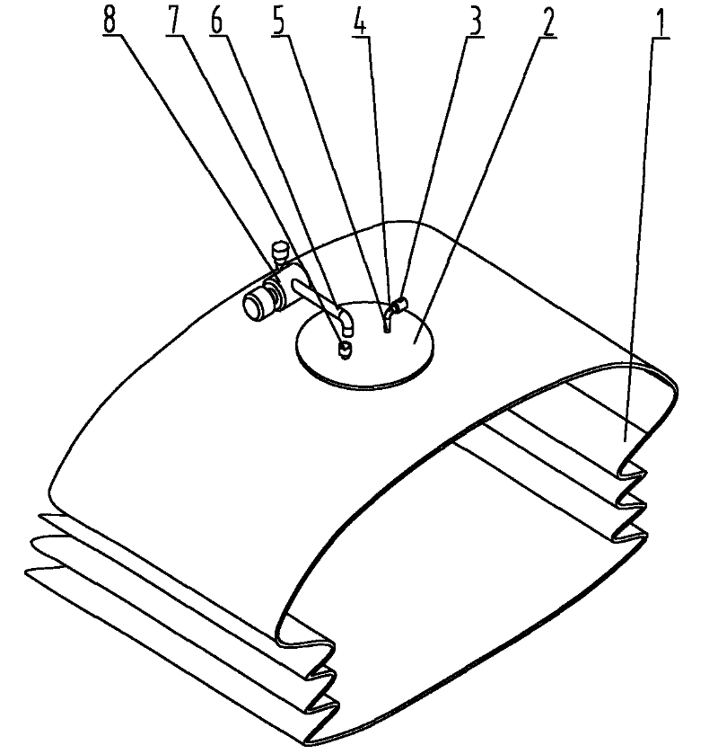 Waving resistance device in tank truck and tank truck with same