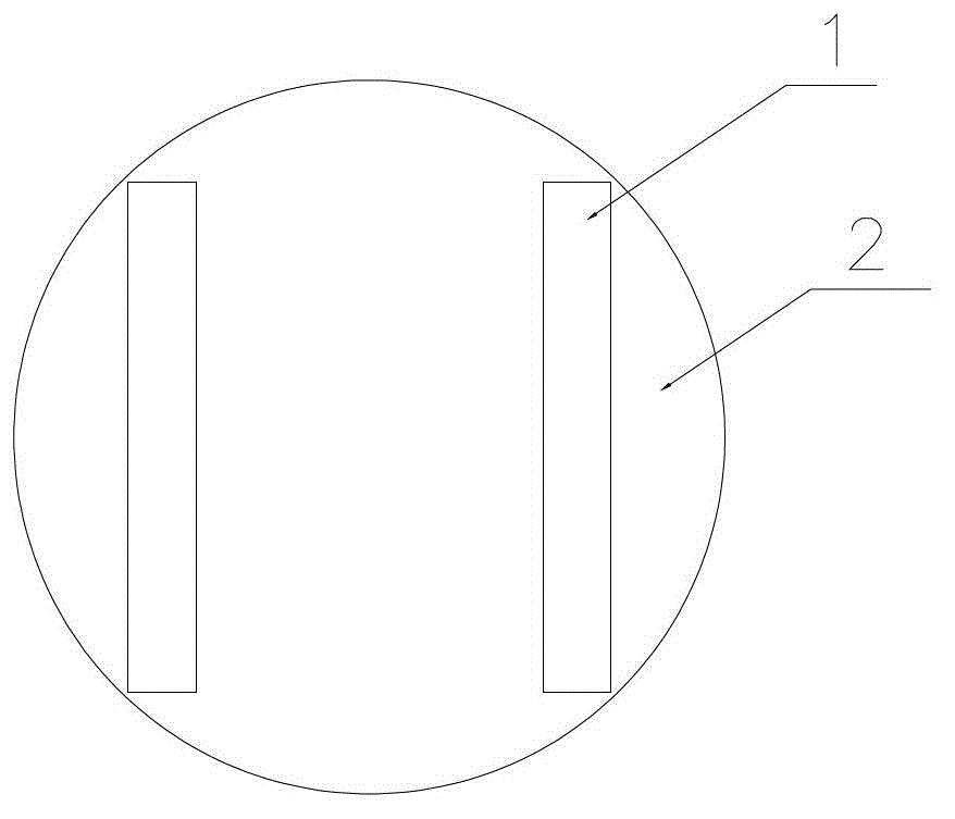 Surface processing method of strip laser medium