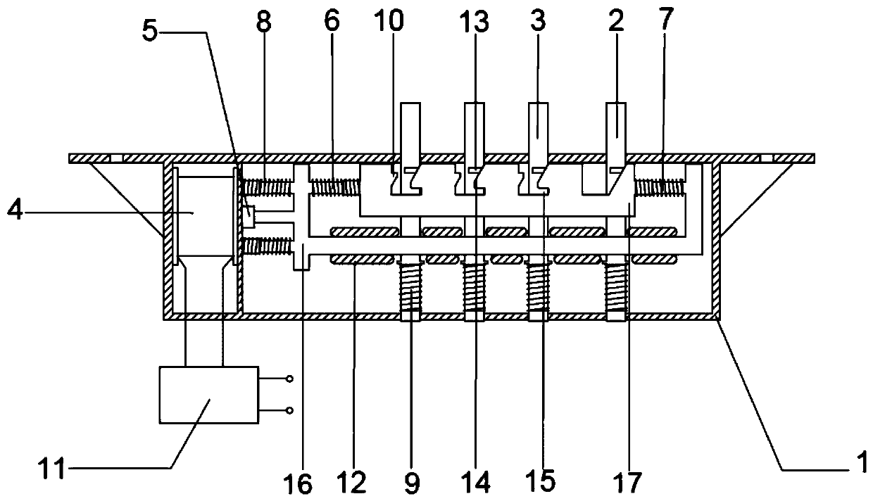 Key switch with multifunctional protection device