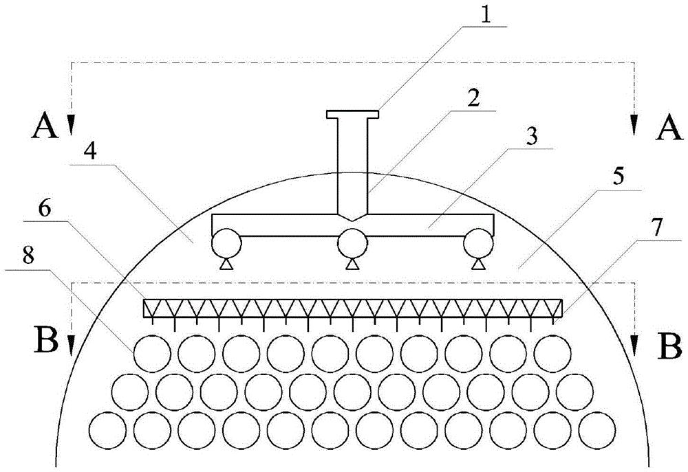 Uniform overflow liquid distributor