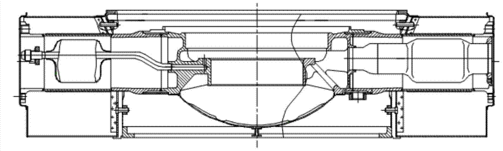 Cantilever and radials type titanium alloy casing deformation control method and device