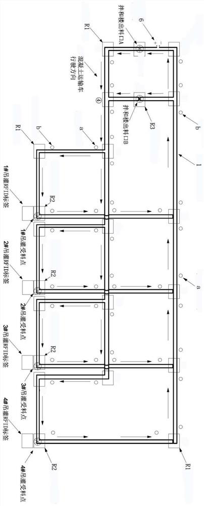 AGV concrete dump truck intelligent control system and control method