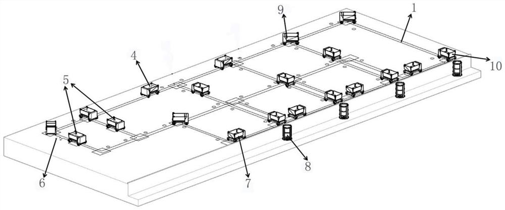 AGV concrete dump truck intelligent control system and control method