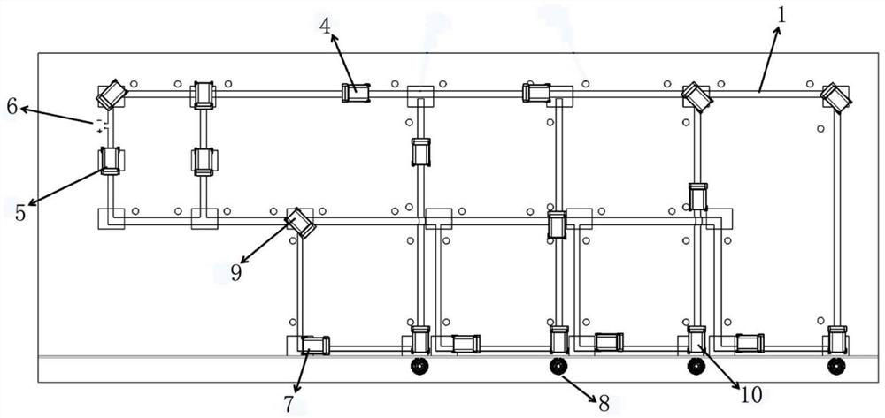 AGV concrete dump truck intelligent control system and control method