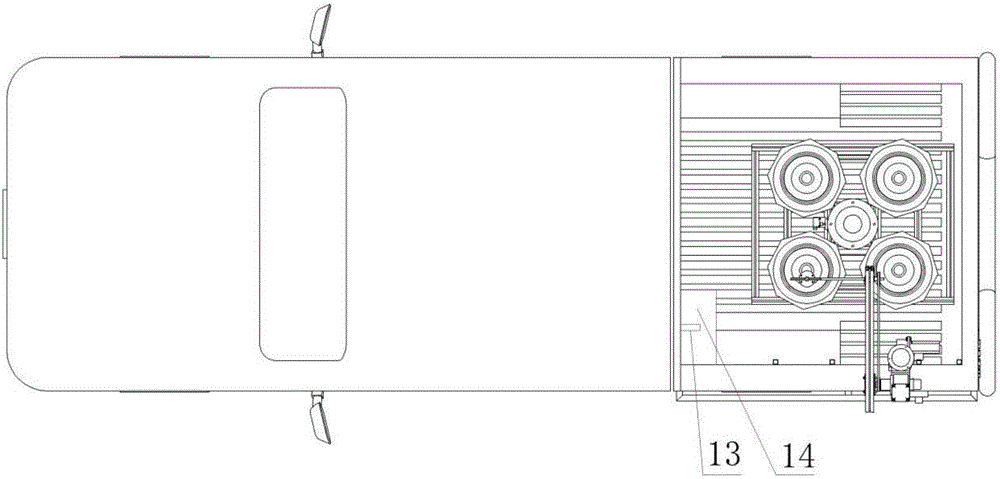 Road cone automatic recovery device and recovery method thereof