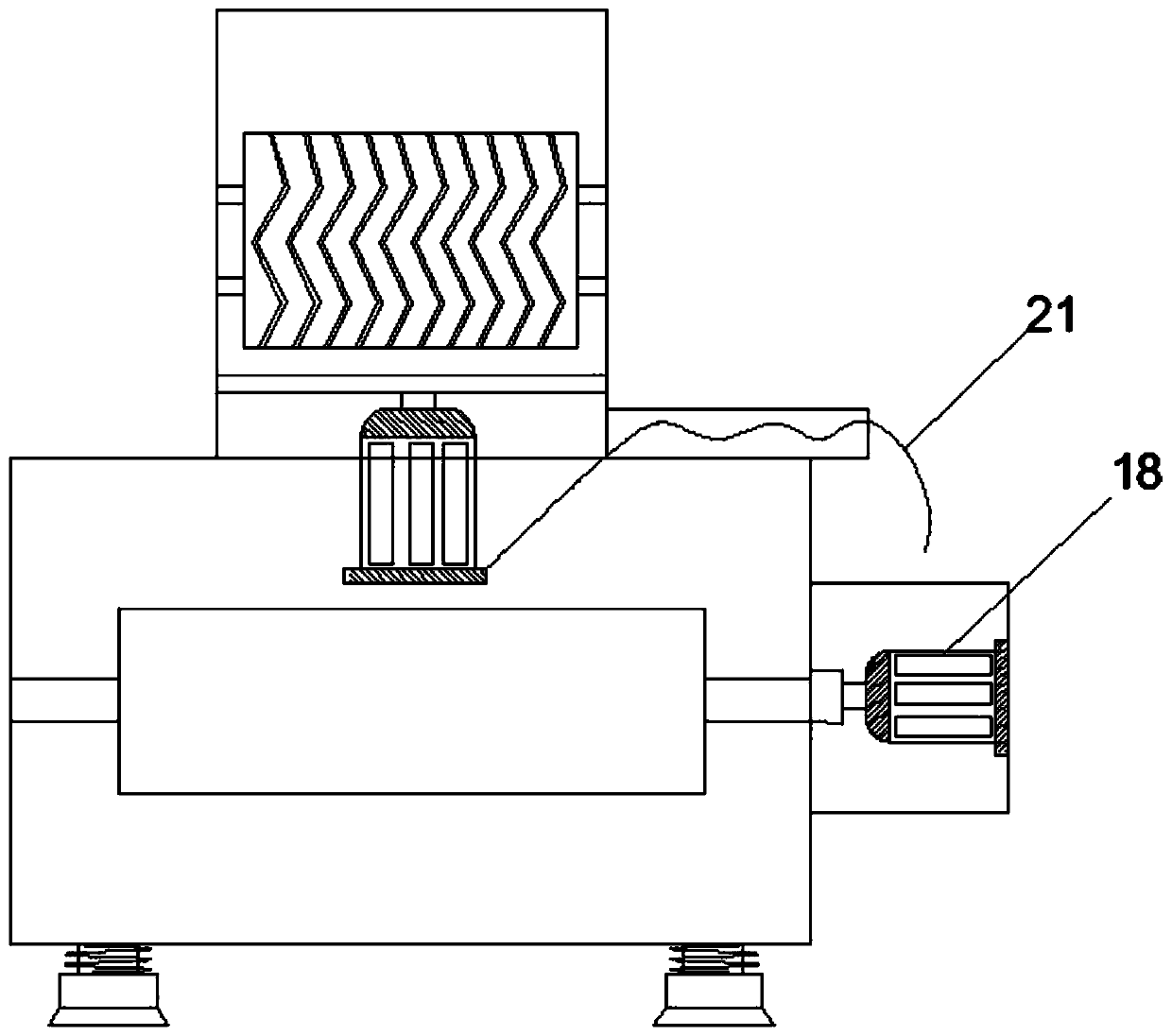 Temperature-controllable medicine oscillating device for surgical nursing