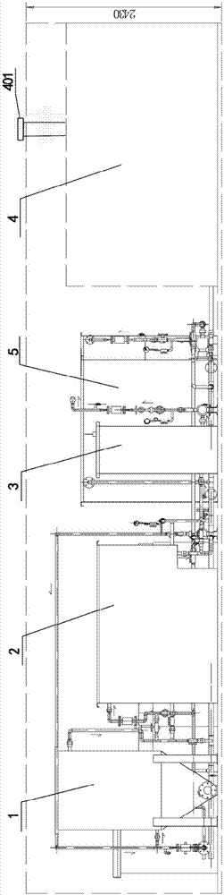 Mobile type modular unit for emergency treatment of organic pollutants containing underground water