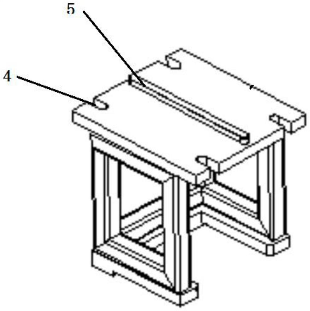 Side head placing device convenient for replacing side milling cutter head