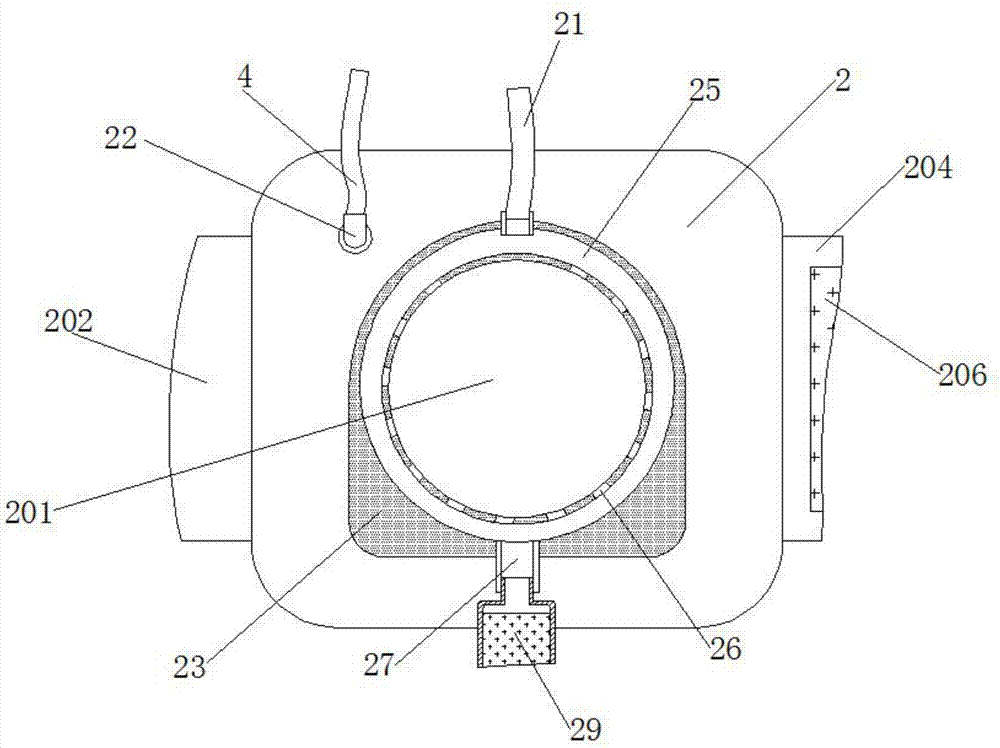 Multifunctional local nursing anti-infection device