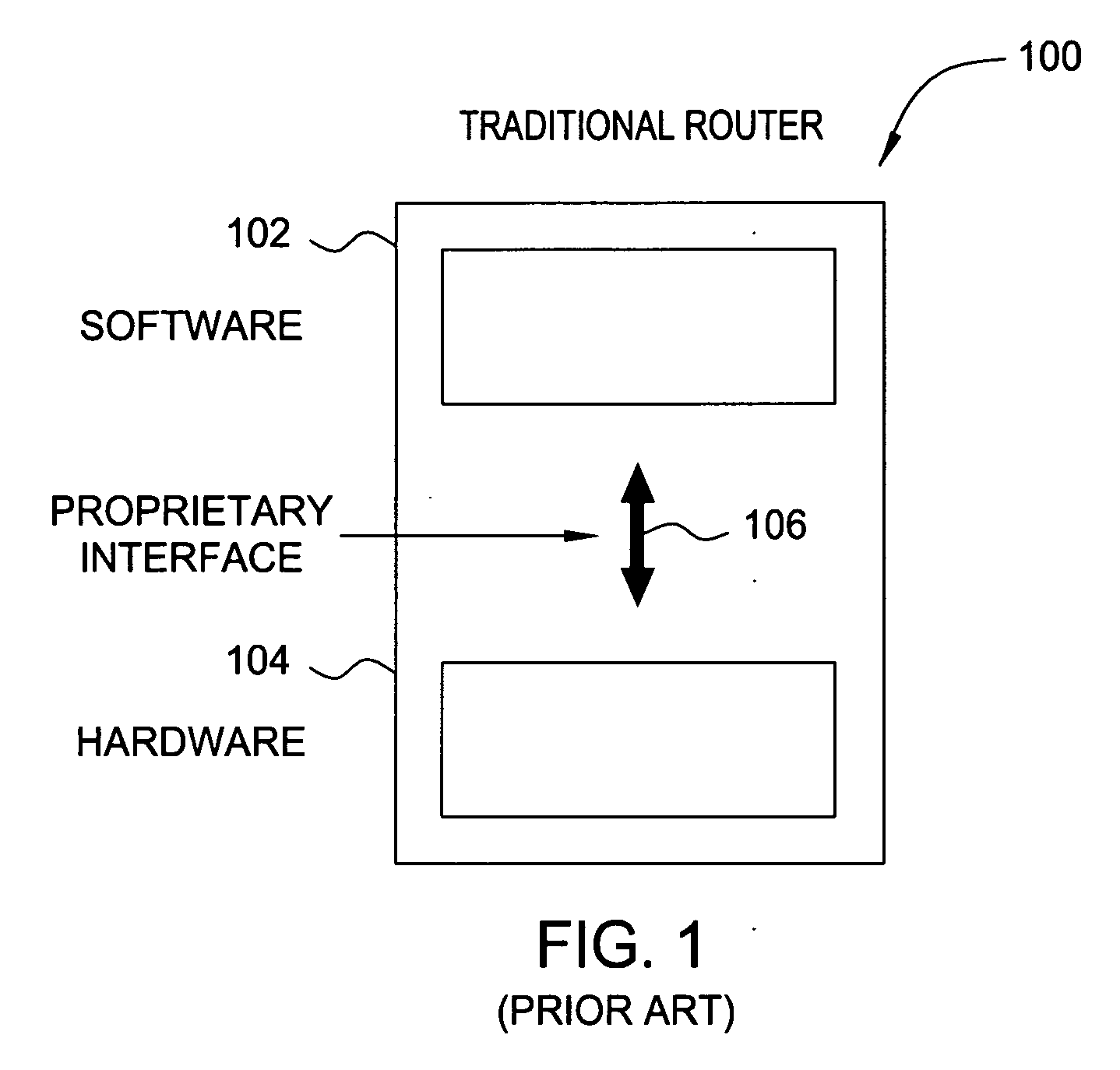 Softrouter protocol disaggregation