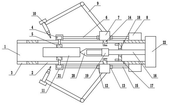 Construction method applied to welding punching of formwork