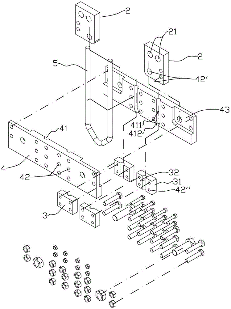 Tool special for wire drawing installation of electric transmission line guyed tower and wire drawing method