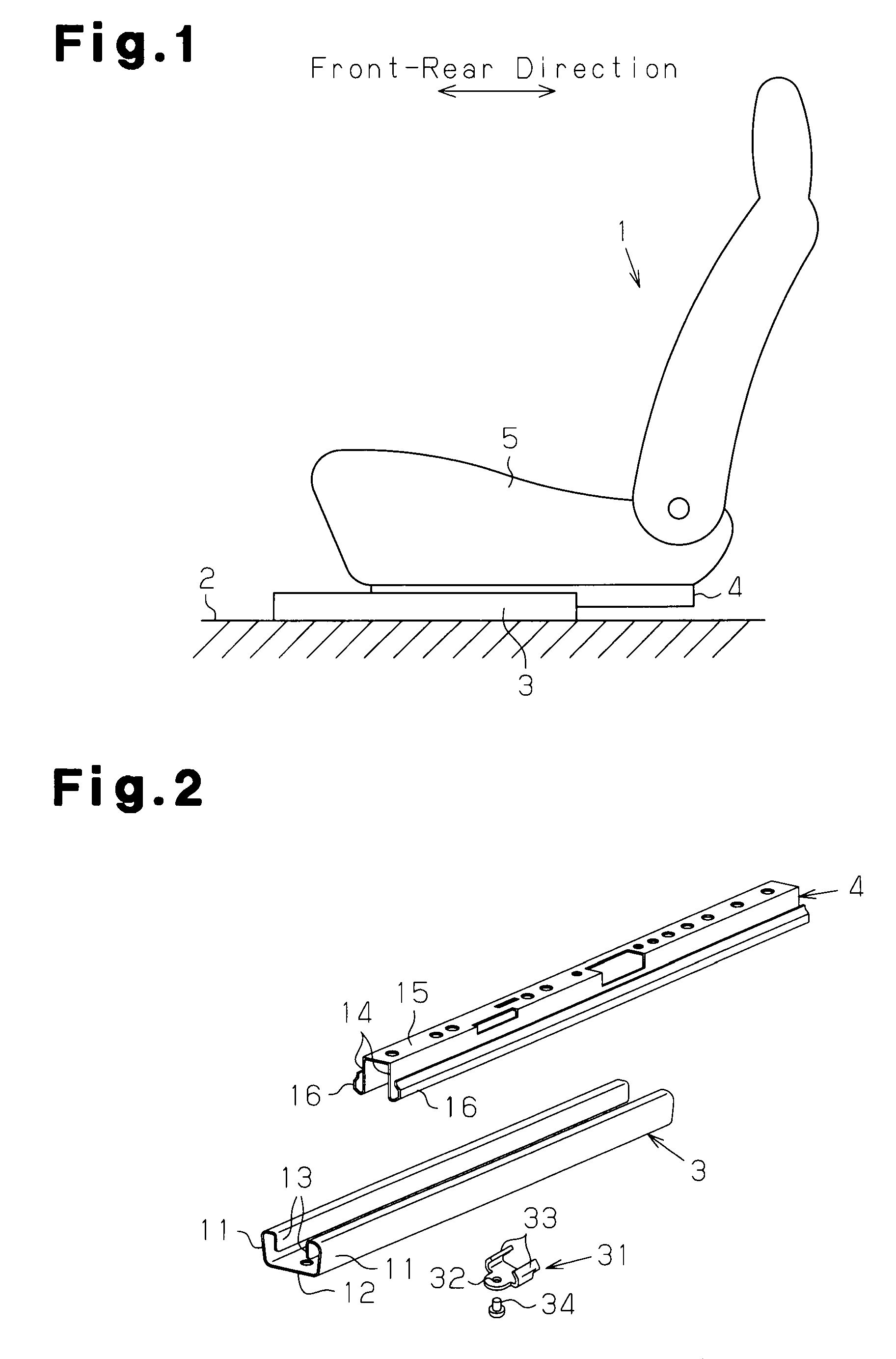 Vehicle seat slide device