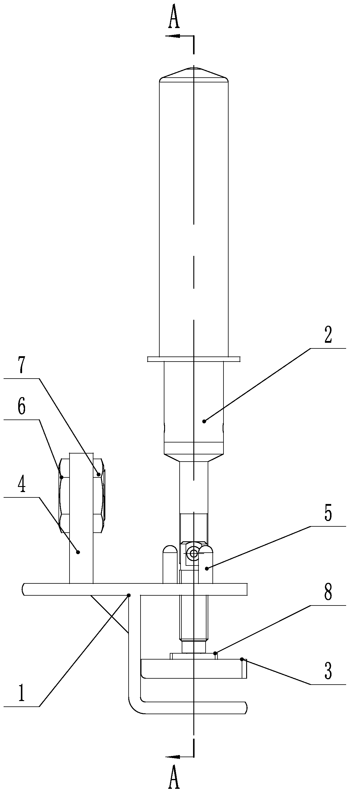 Mobile ground wire pile resistant to disassembly by mistake