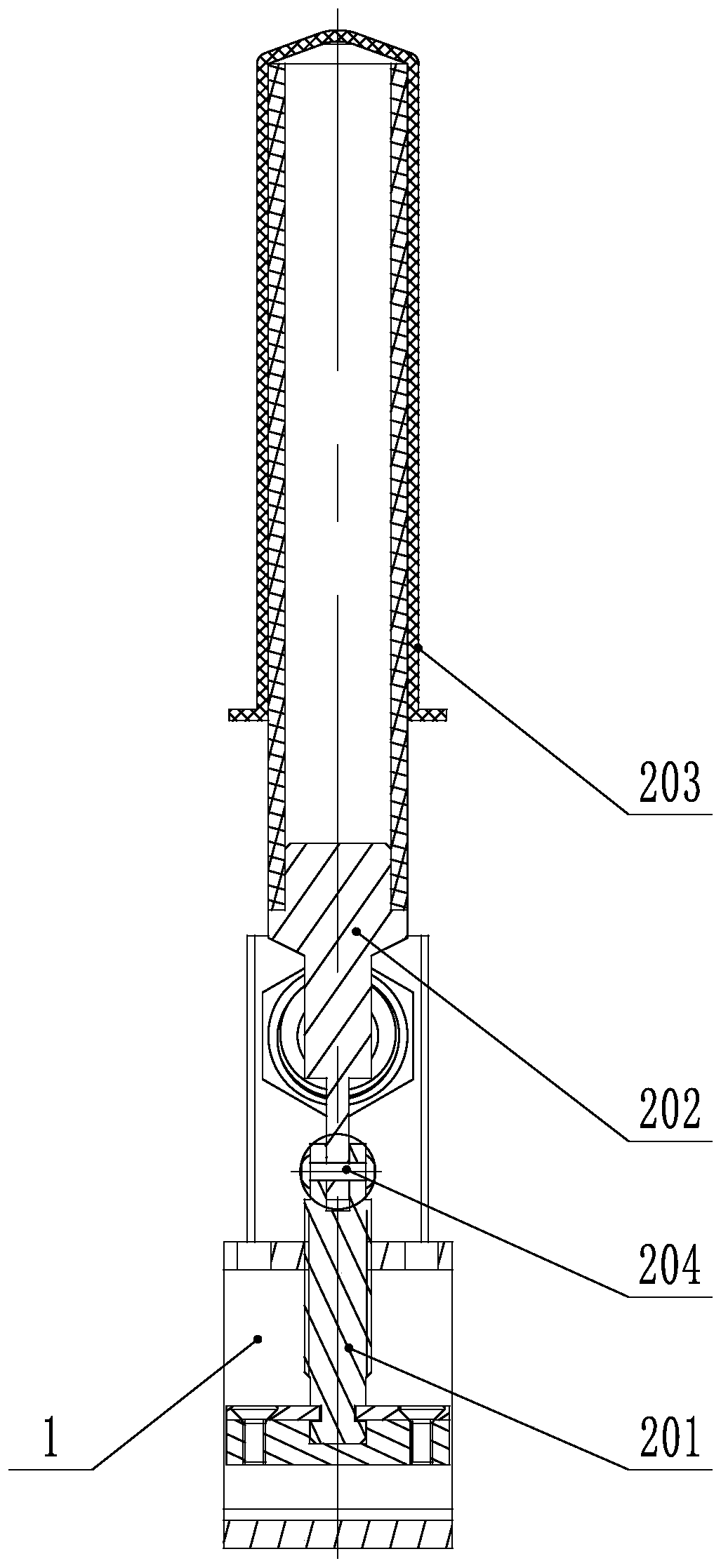 Mobile ground wire pile resistant to disassembly by mistake