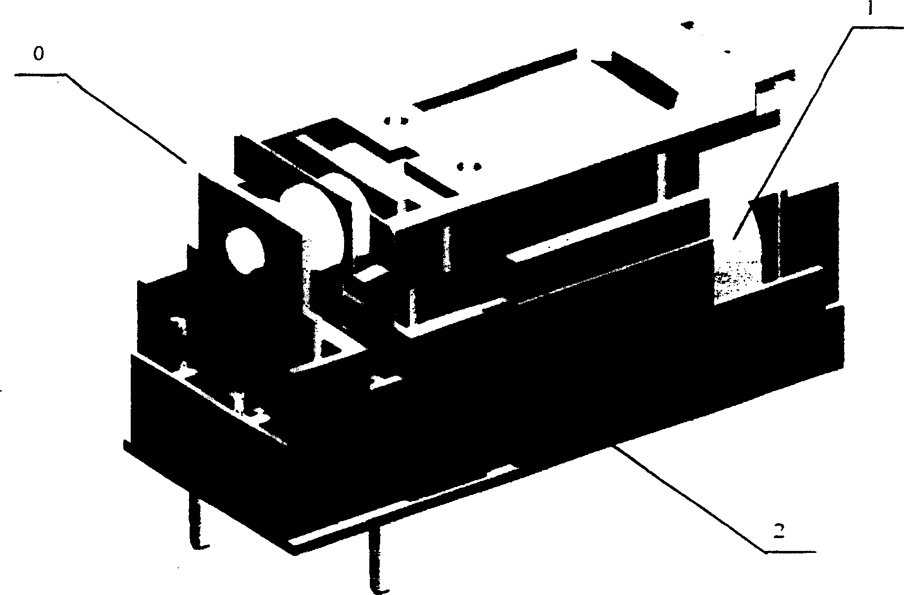 Two Tongue and carried back moving spring electro magnetic relay