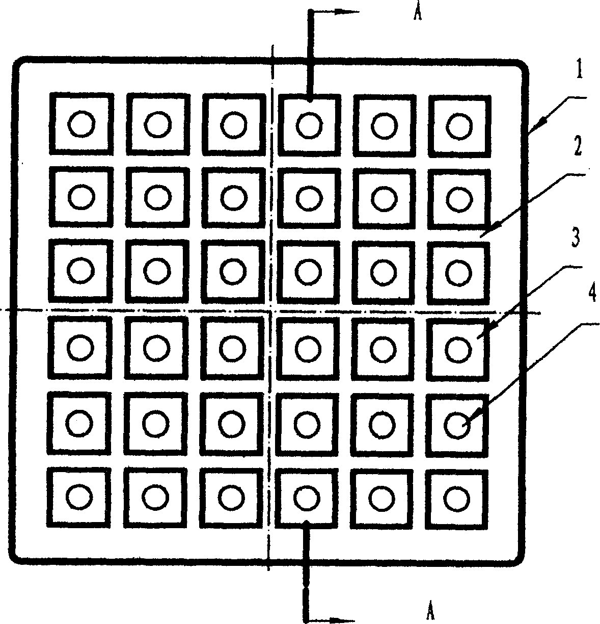 Energy-saving ceramic fire resistant bearing board