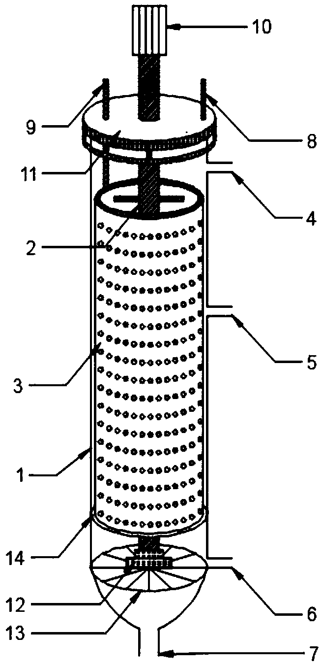 Electric flocculation device for disposing industrial wastewater difficult to biodegrade