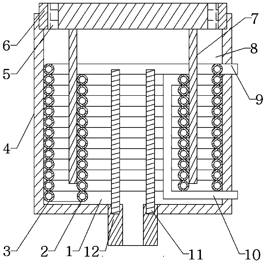 Drainer with heat recovery function