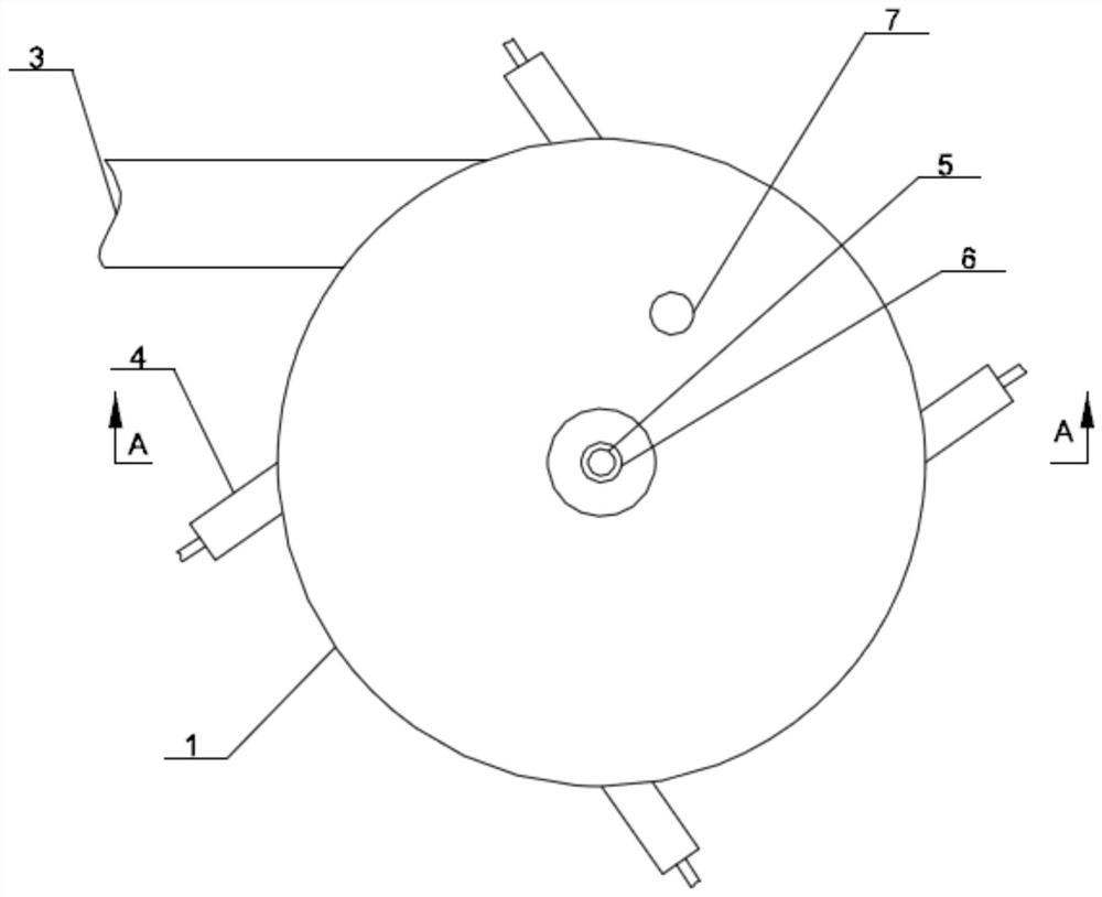 Flame denitration combustor device and flame denitration system