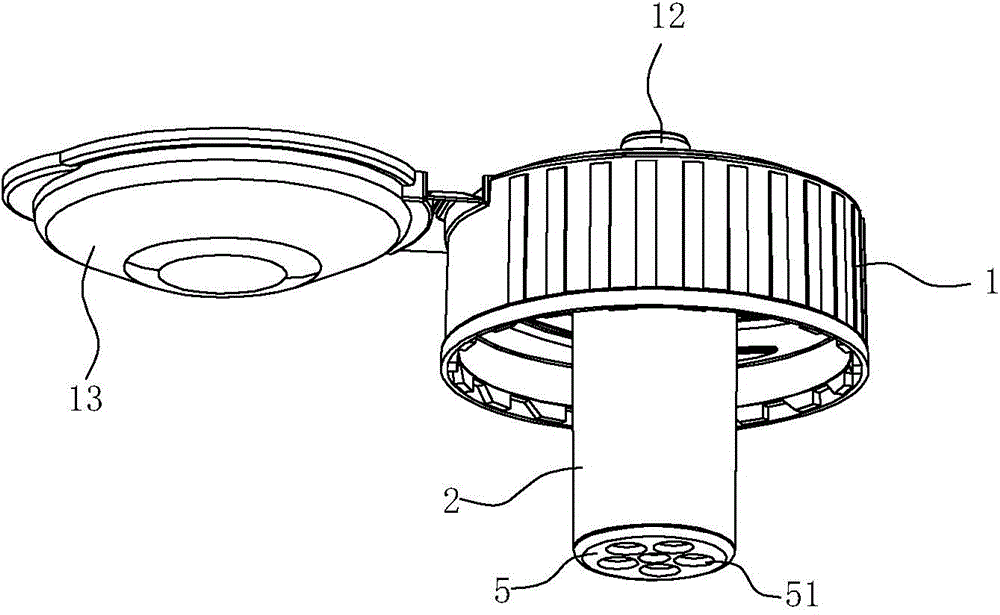 Liquid quantitative extrusion device