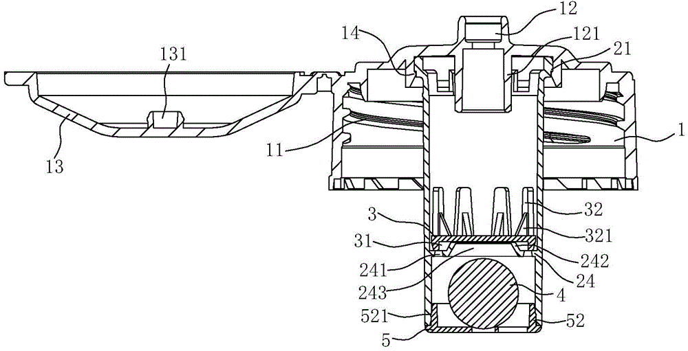 Liquid quantitative extrusion device