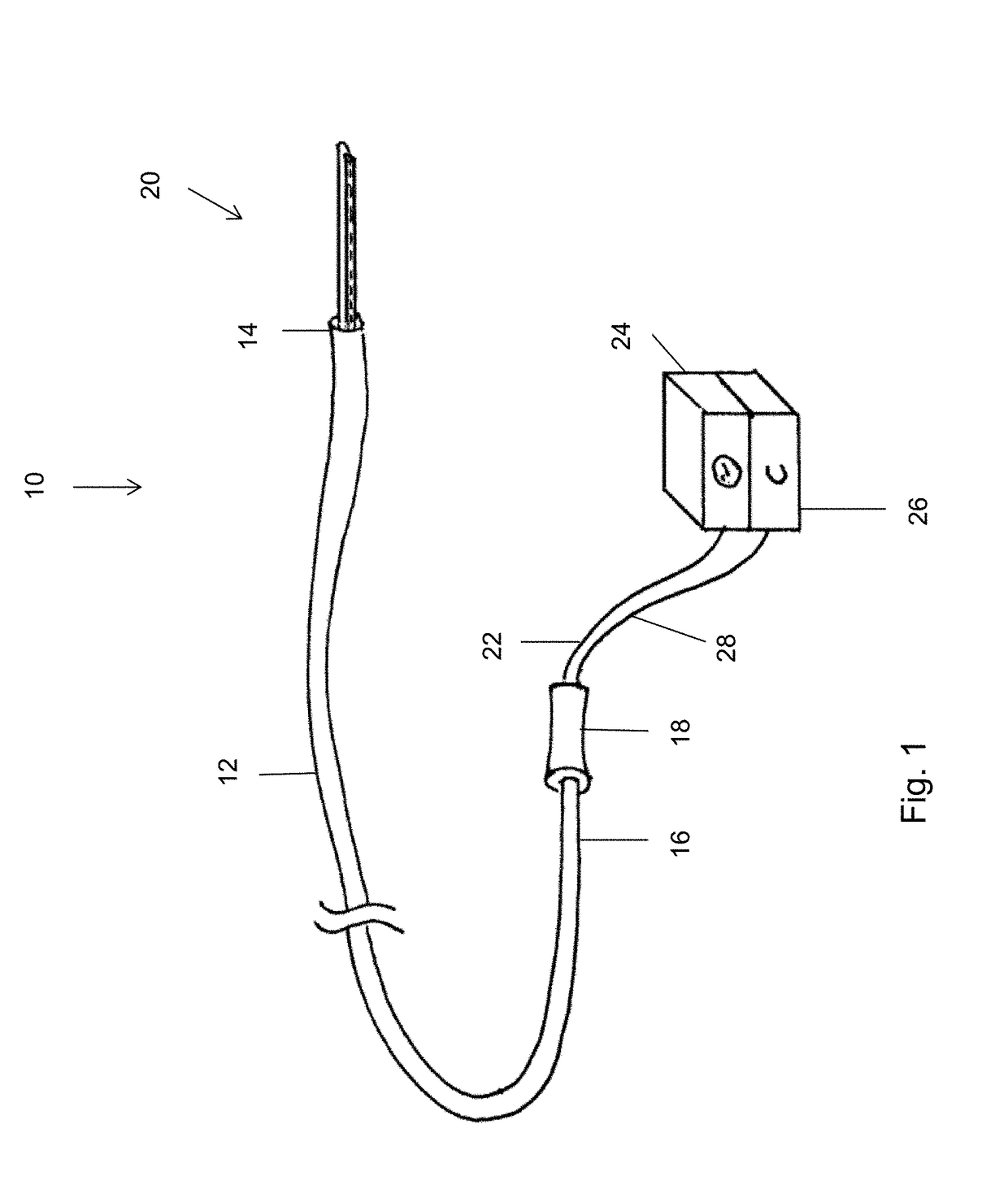 Electrochemical protection of conducting circuit in the body of a patient