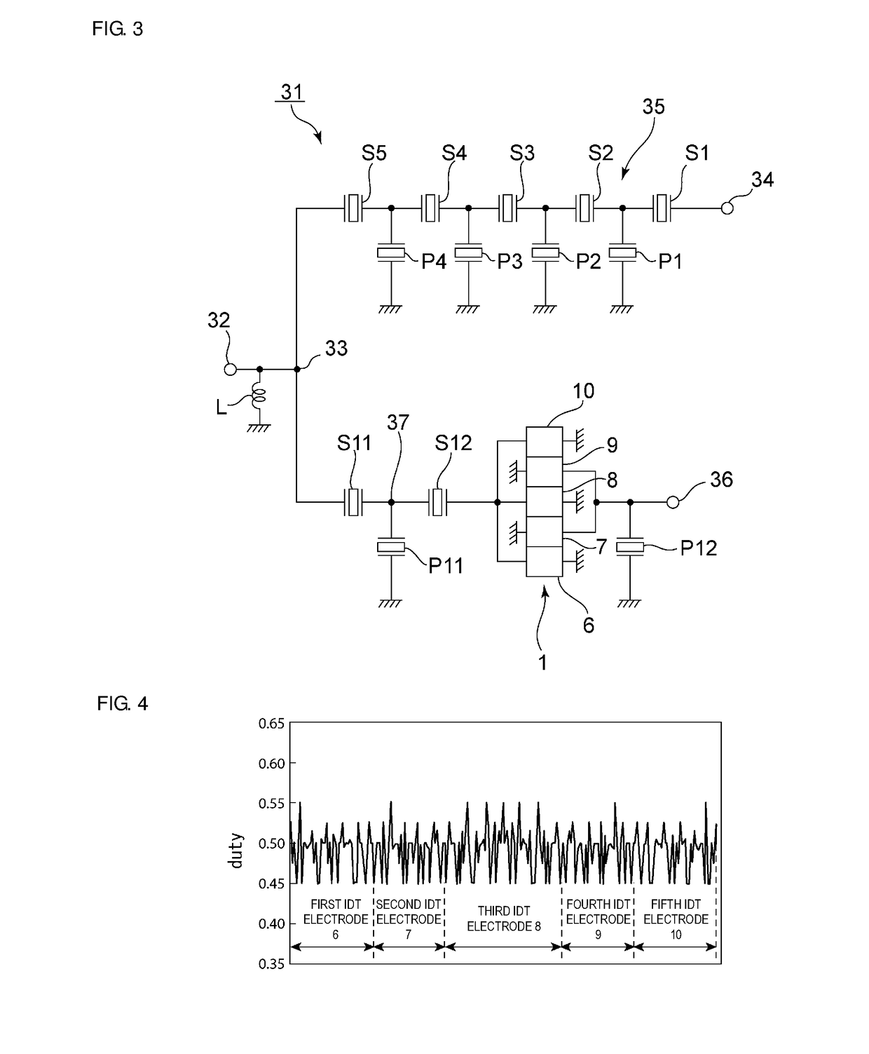 Longitudinally coupled resonator-type surface acoustic wave filter