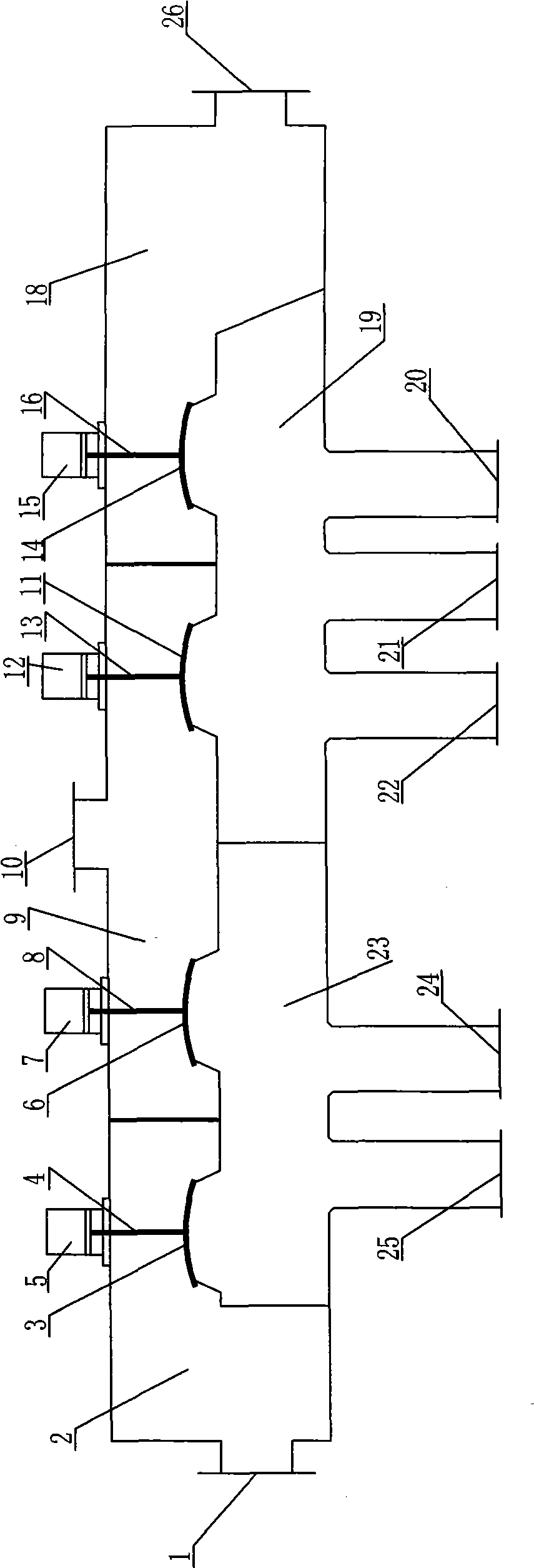 Multistage multi-pressure jigging machine and coal preparation method thereof