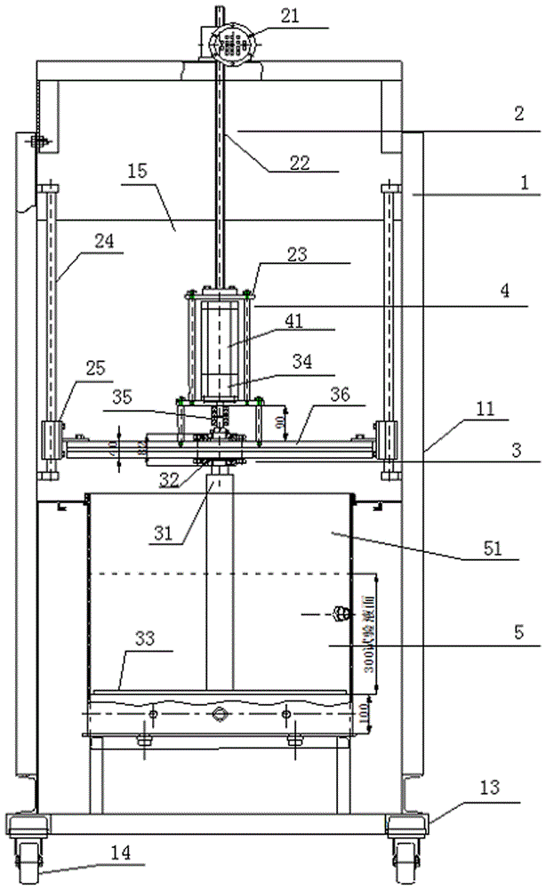 Electromechanical integrated comprehensive control device used for lithium battery washing test