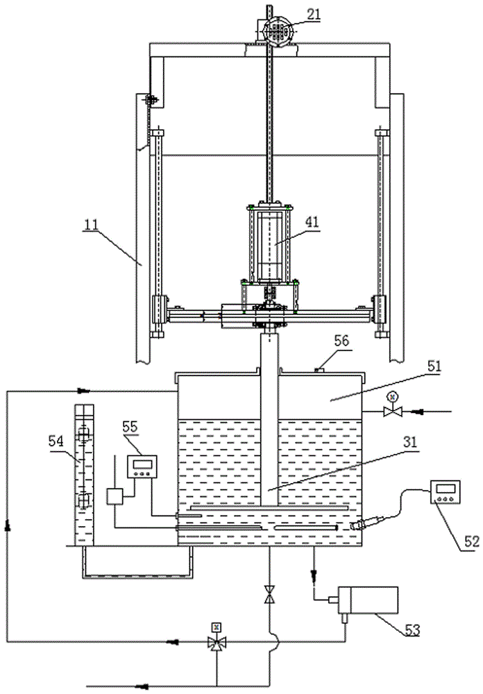 Electromechanical integrated comprehensive control device used for lithium battery washing test