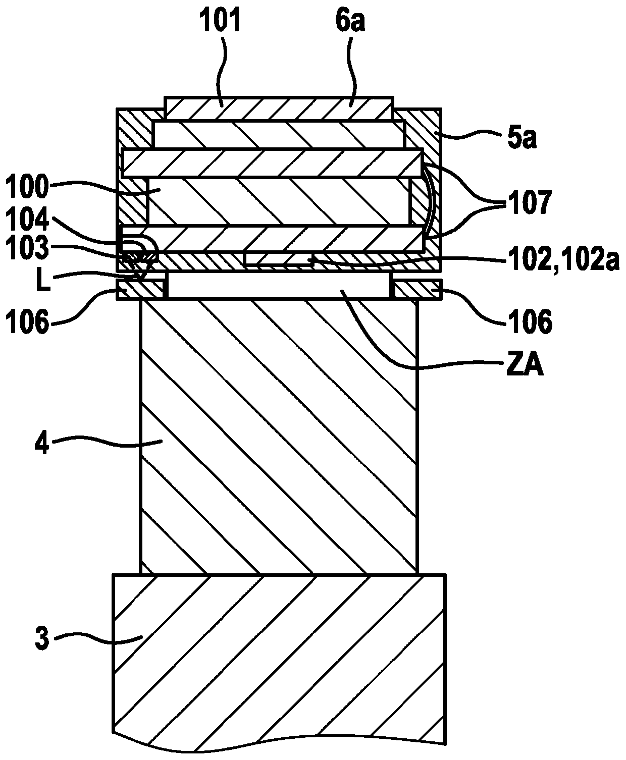 Injection device and corresponding injection measurement method