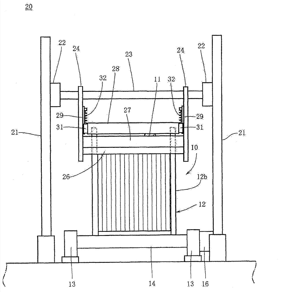 Slack preventing device for wire rod wound around spool, and slack preventing method therefore