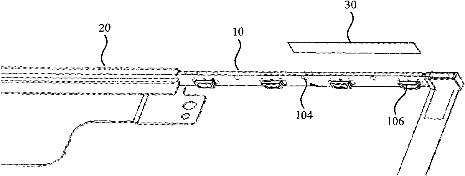 Backlight module of liquid crystal display panel