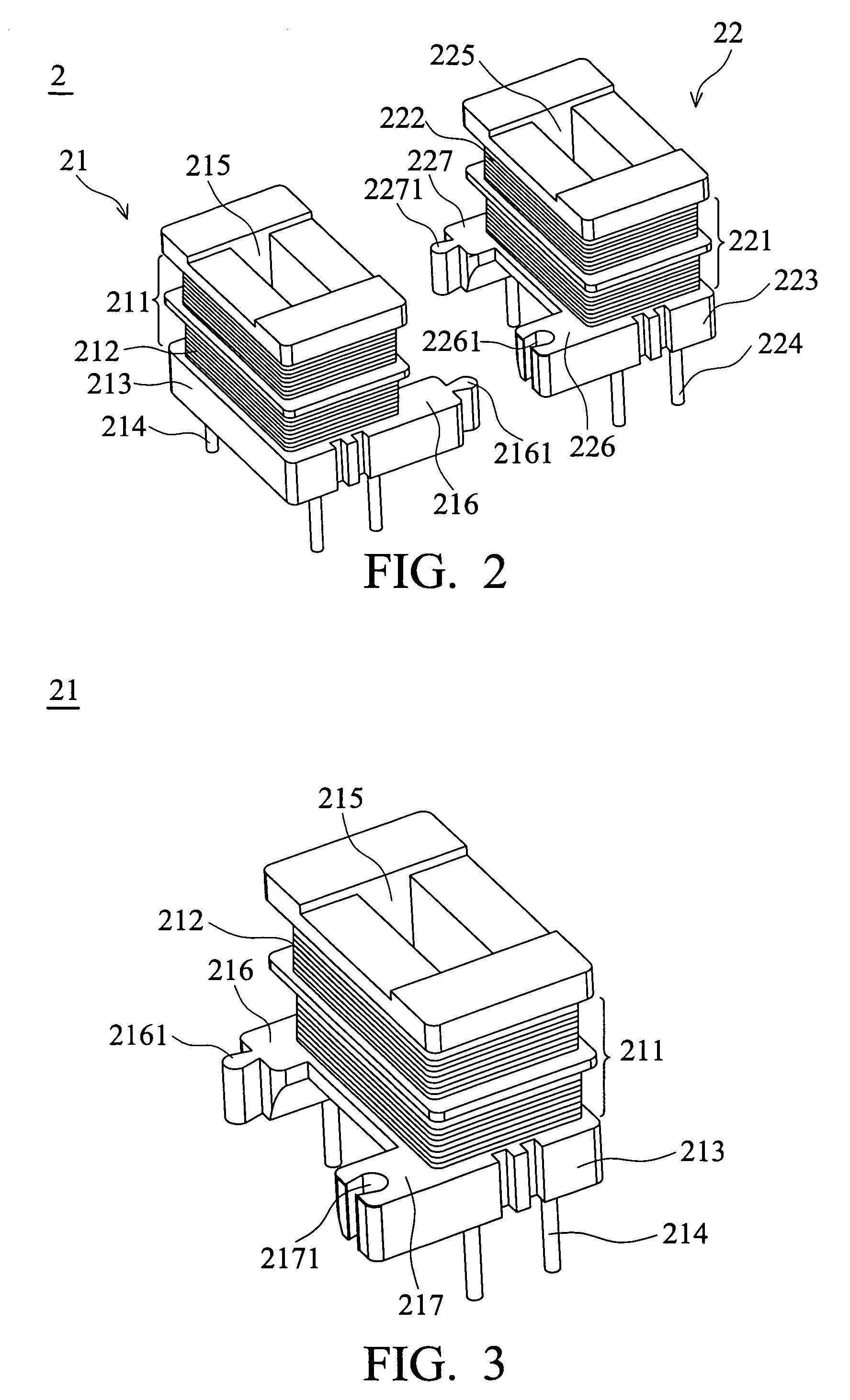 Combined transformer