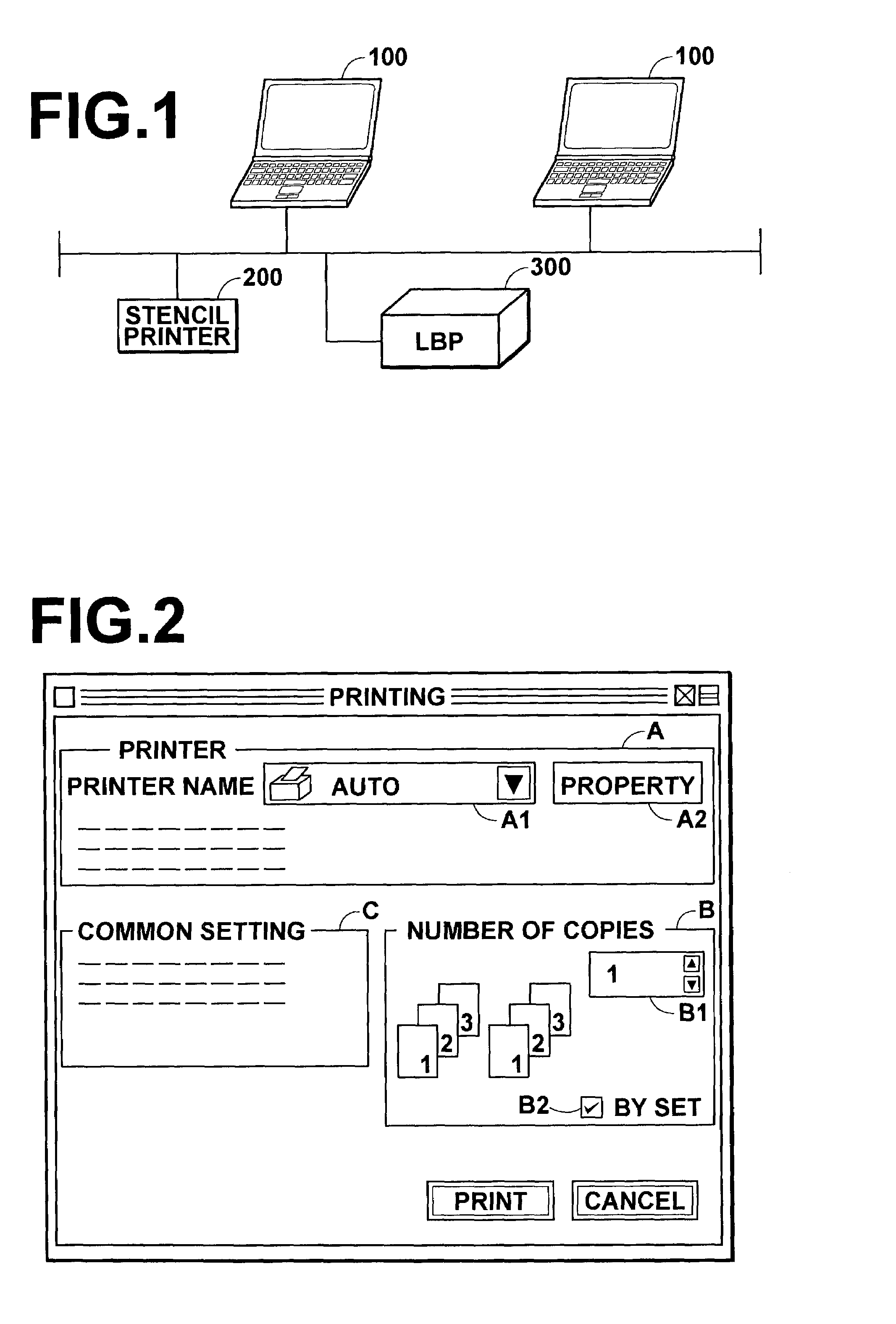 Print control system and computer program stored in a computer readable medium