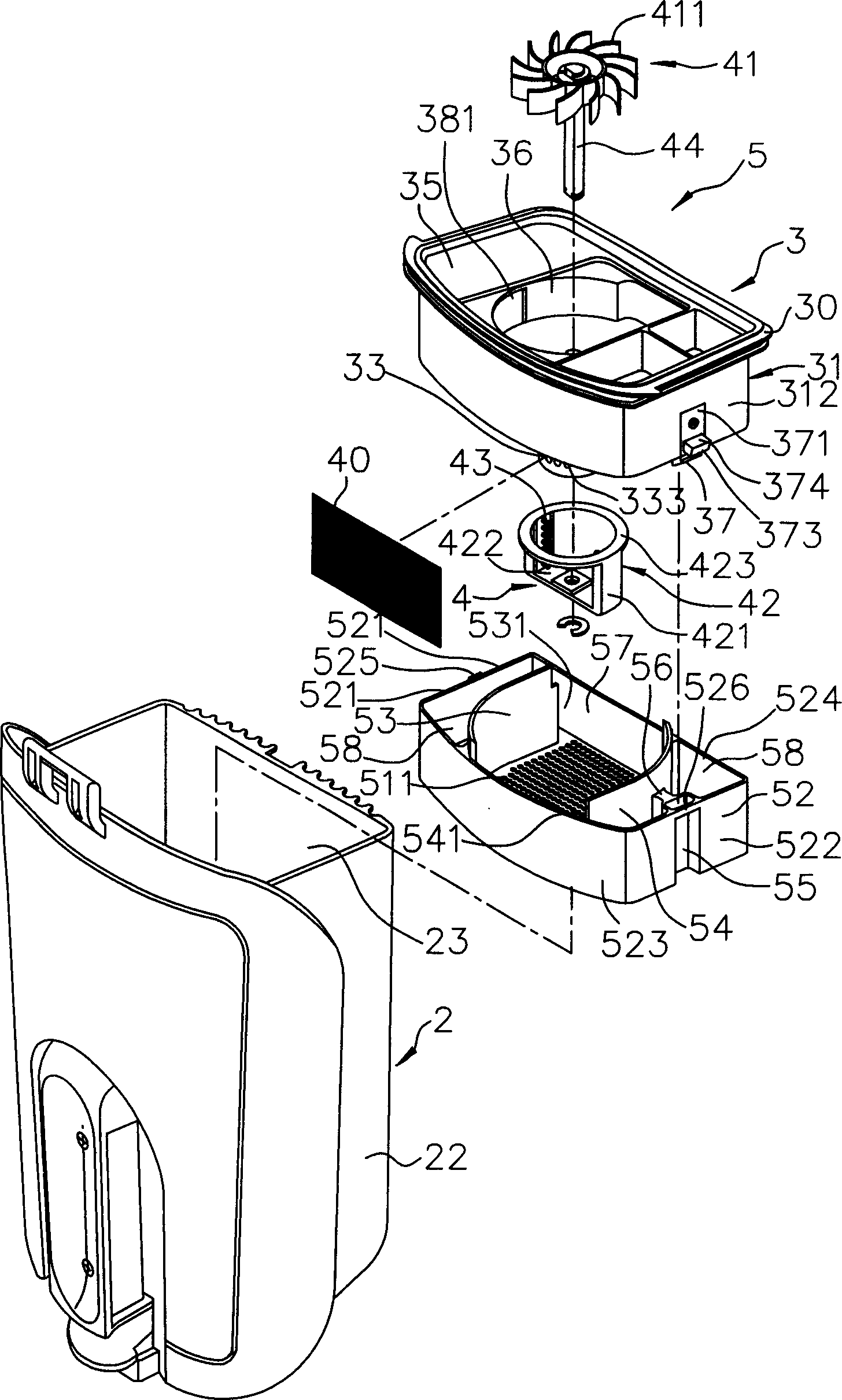 Dust collecting apparatus for vacuum cleaner