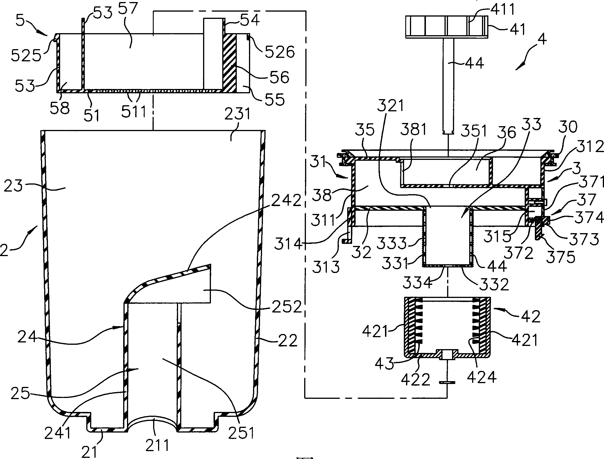 Dust collecting apparatus for vacuum cleaner