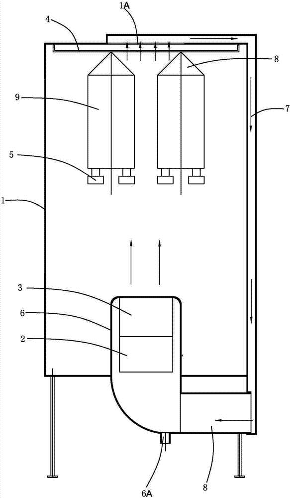 Ironing-free circulating clothes dryer