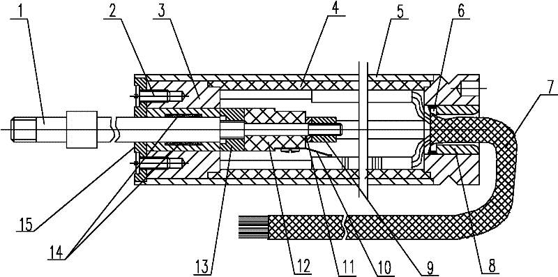 Direct sliding type potentiometer