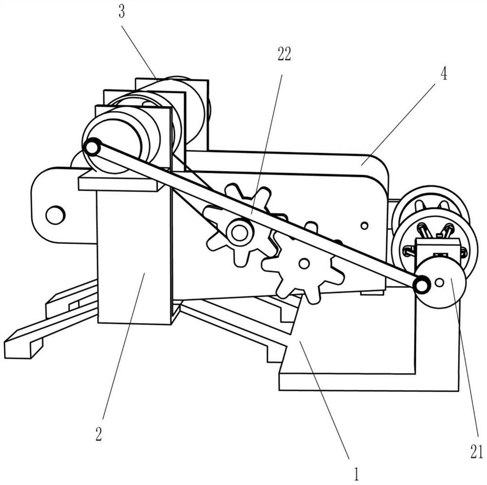 Metal film cooling and winding device