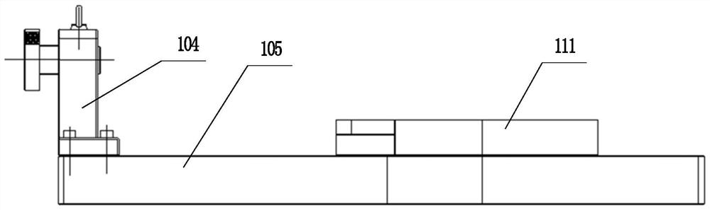 Camshaft gear and signal disc press-fit tooling guide slide base structure