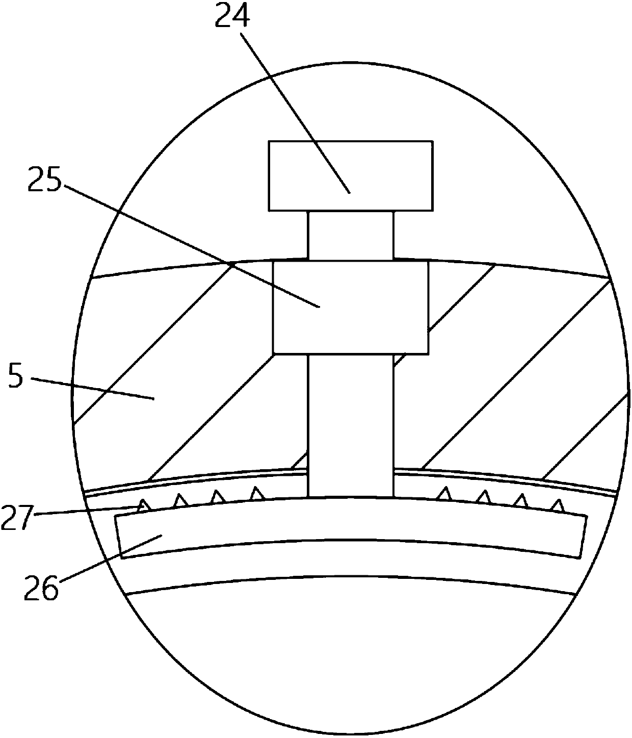 Butterfly valve flow regulating device