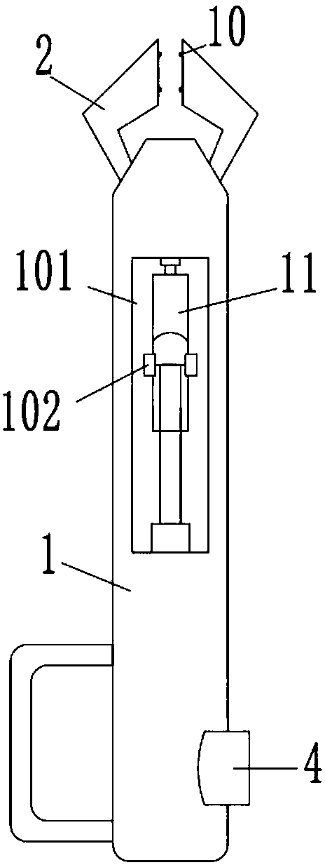 Wart cutting device for dermatology department