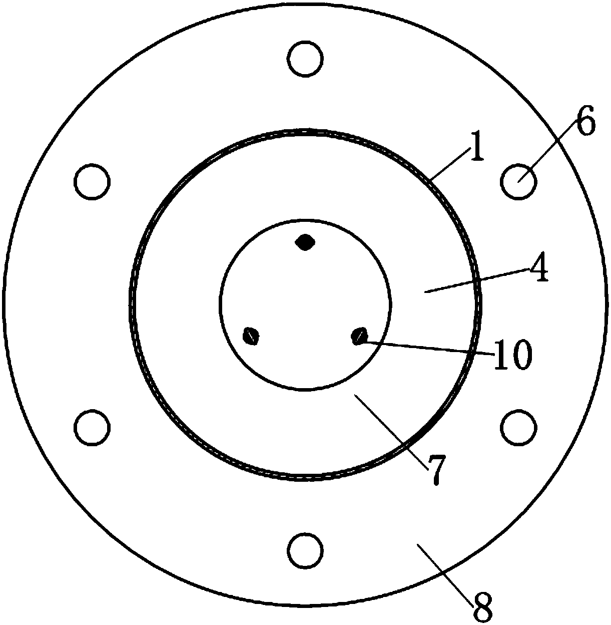 A counter-pressure disc spring damper with adjustable initial stiffness