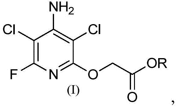 Herbicidal composition of fluroxypyr and fluroxypyr